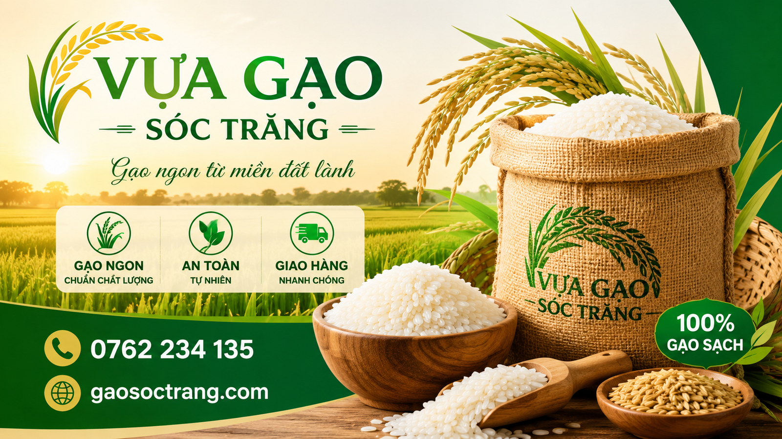 Vựa Gạo Sóc Trăng - gạo ngon chính gốc